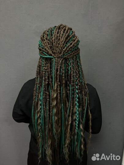 Афрокосы, де дреды/косы/микс, дредокудри