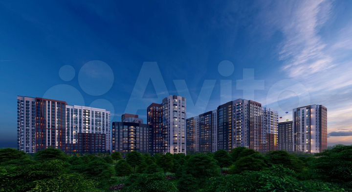 Квартира-студия, 26,6 м², 17/19 эт.