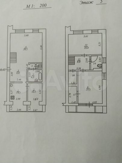 4-к. квартира, 133,5 м², 5/6 эт.