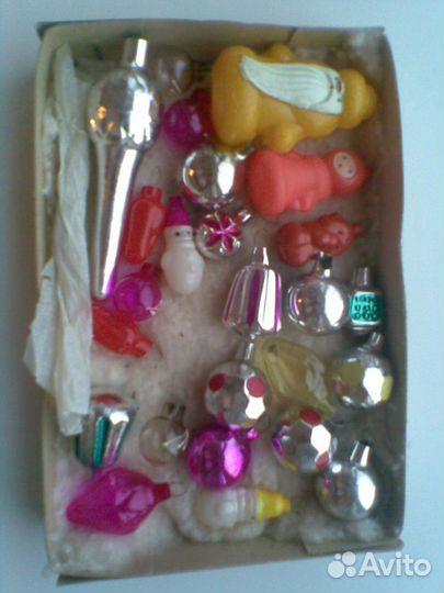 Елочные игрушки ретро СССР Отл.Сост