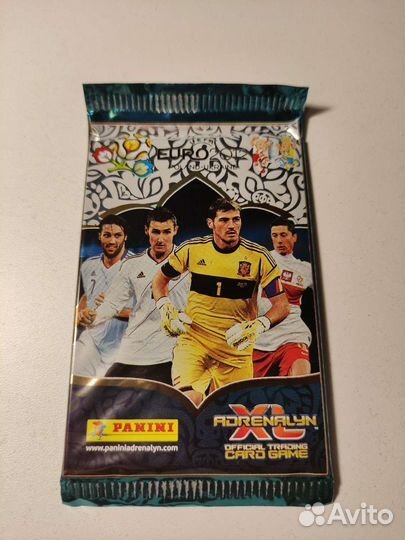 10 пакетов panini Евро 2012 Adrenalyn XL(карточки)