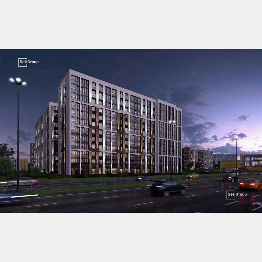 1-к. квартира, 37,6 м², 2/12 эт.