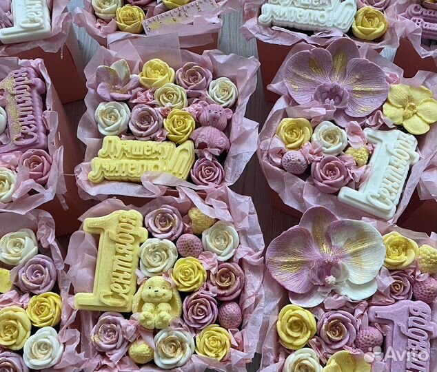 Шоколадные букеты для учителя к 1 сентября подарок