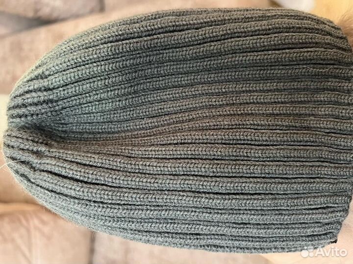 Шапка из чернобурки женская