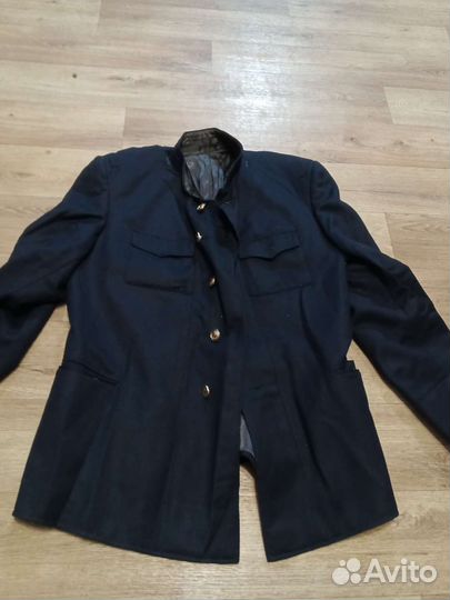 Китель стойка вмф синий