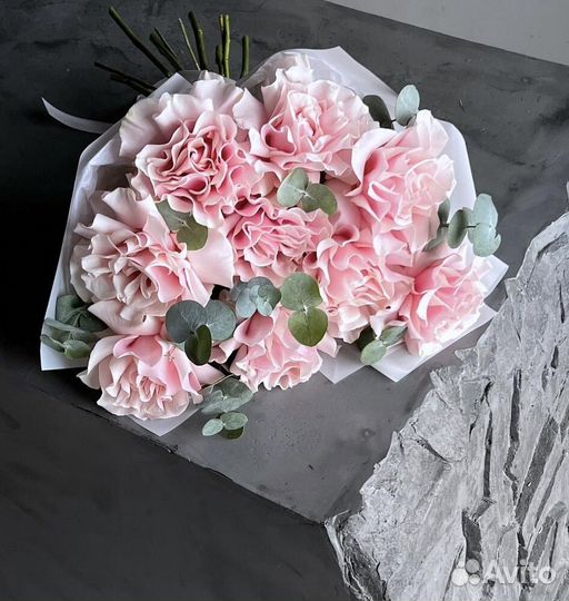 Букет крупных роз французских доставка