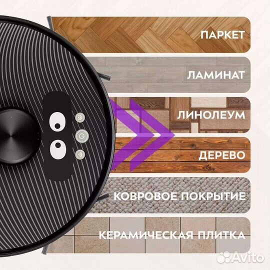 Робот пылесос Kitfort 5107