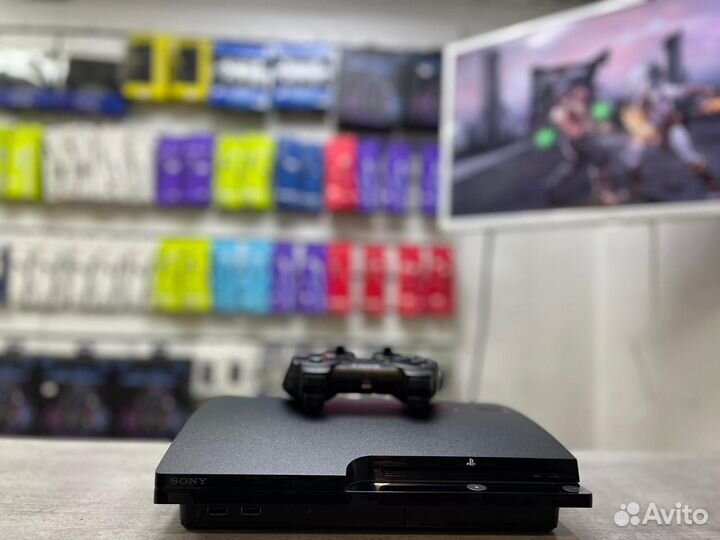 Sony playstation 3 slim прошитая +37-54 игр