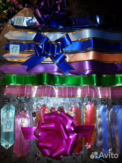 Бантики для подарочной упаковки