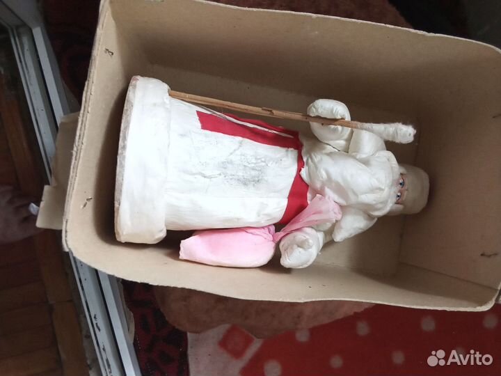 Ватный дед мороз СССР