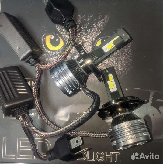 Led лампы h4 2шт