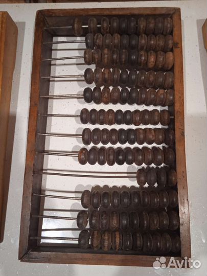 Счёты деревянные и железные