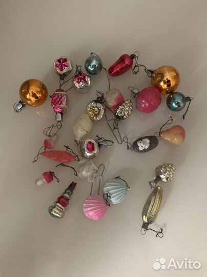 Елочные игрушки СССР малютка