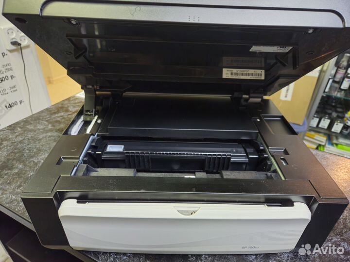 Мфу лазерный ricoh sp100su чб