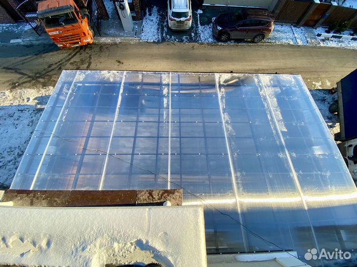 Навес для загородного дома