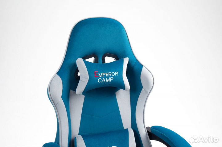 Компьютерное кресло для дома ткань с массажем