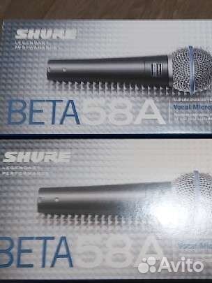 Профессиональный вокальный микрофон Shure Beta 58А