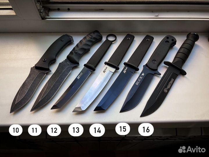 Нож с волком