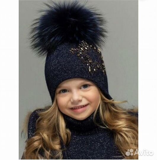 Шапка для девочки noble people