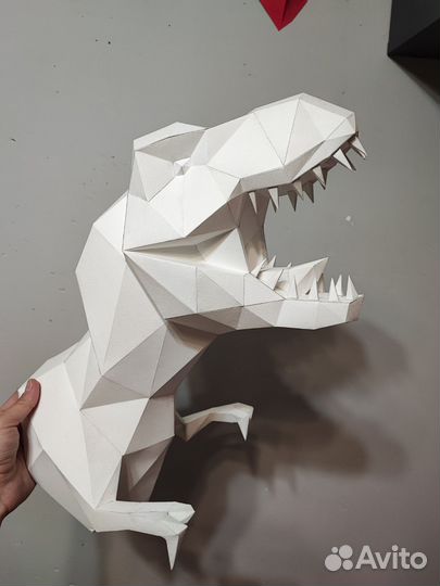 Полигональная фигура Динозавр