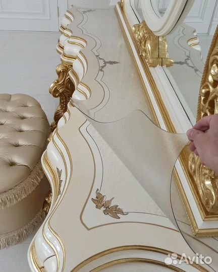 Гибкое мягкое стекло на стол силиконовое