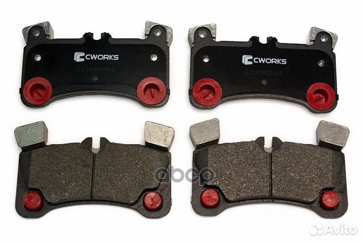 C12CR0083 Тормозные колодки задние (Low Metalli