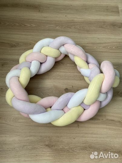 Косичка бортик в кроватку