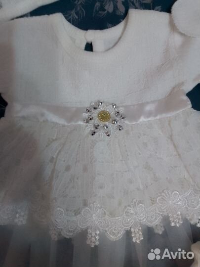 Платье на выписку для девочки