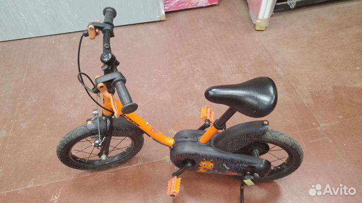 Велосипед детский до 6 лет со съёмными колёсами