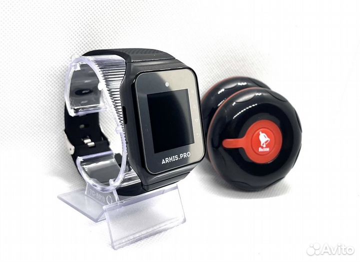 Кнопка вызова официанта персонала Классик и часы