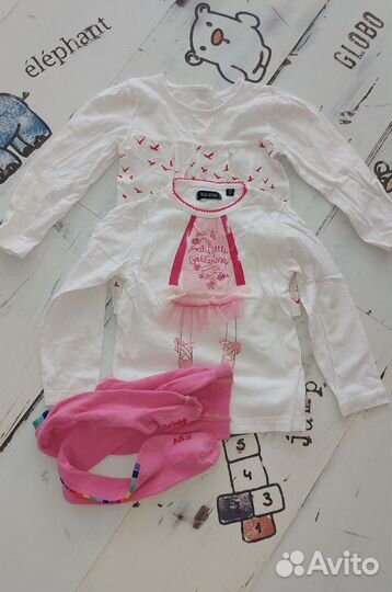 Вещи пакетом на девочку 80 86 92