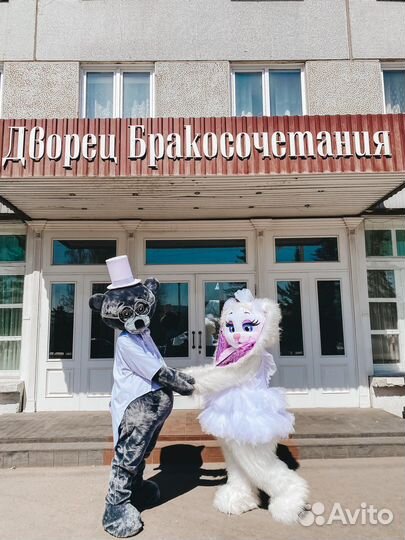 Свадебная пара поздравление ростовые куклы