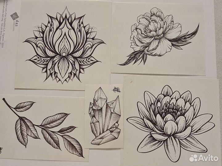 Переводные тату