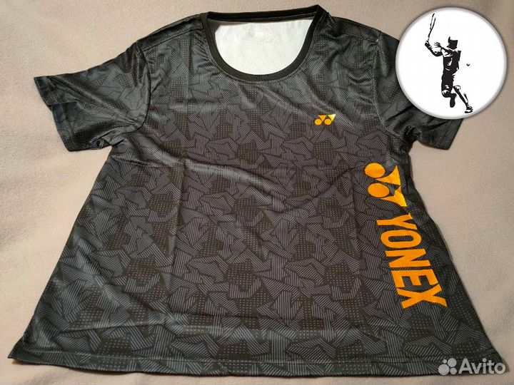 Спортивная футболка Yonex gold (XS-4XL)