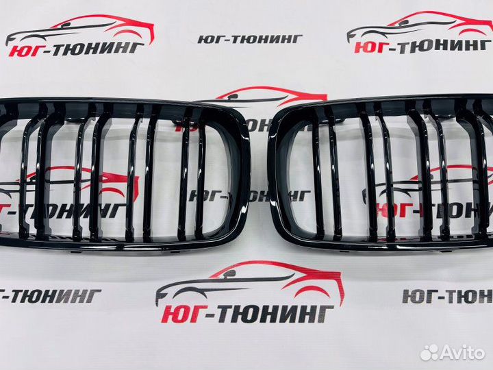 Ноздри BMW 4 f32 в стиле М4 черный глянец Bmw