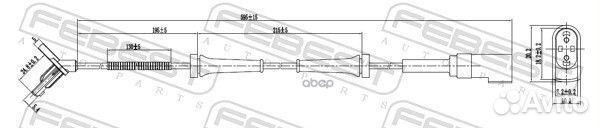 Датчик abs перед прав/лев 21606011 Febest