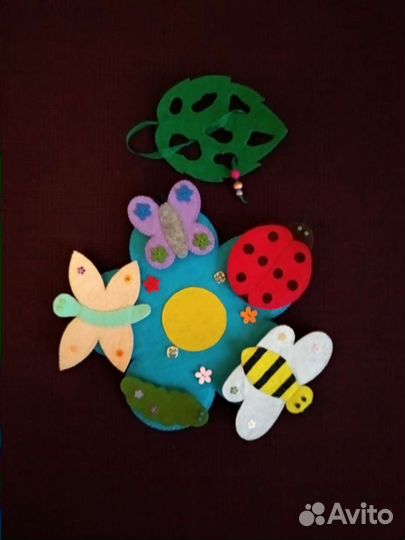 Развивающая игрушка из фетра
