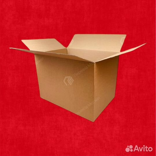Картонная коробка 60 х 40 х 40 см (без ручек)