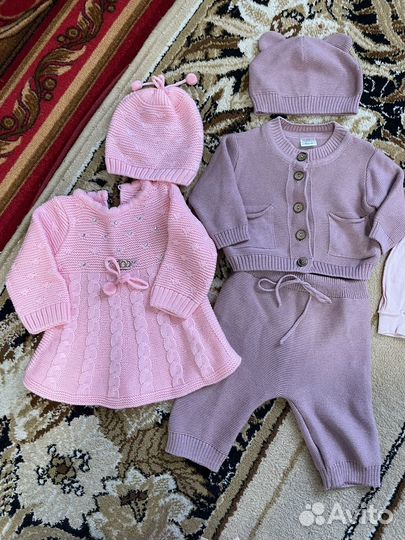 Вещи пакетом на девочку р.56-62