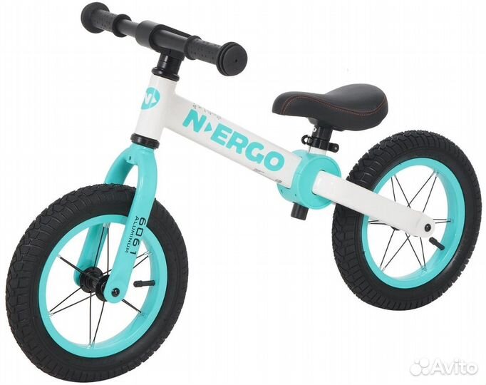 Беговел N.Ergo Aero X3, голубой