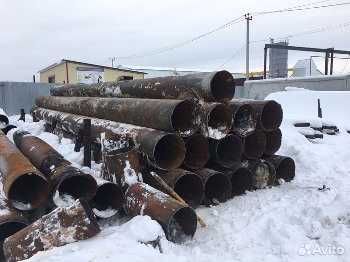 Труба для канавы б/у диаметр 530мм стенка 7,5 мм