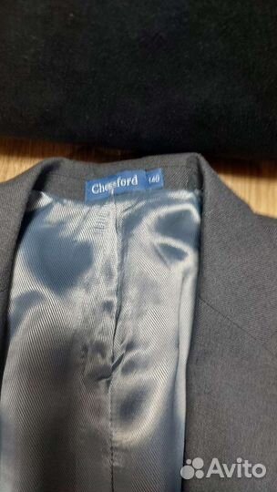 Школьный костюм для мальчика серый 140