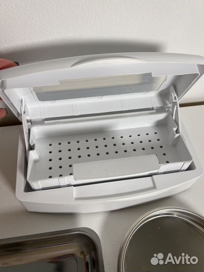 Емкость для стерилизации бокс и 2 лотка комплект