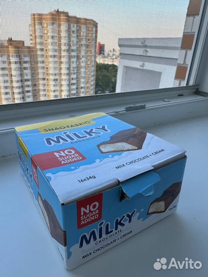 Шоколадные батончики Milky Snaq Fabriq