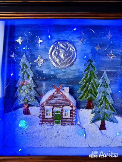 Новогодняя композиция в школу и детский сад