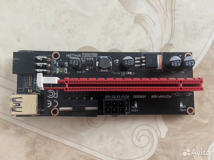 Райзер pci-e 4.0 для видеокарт /провода и др