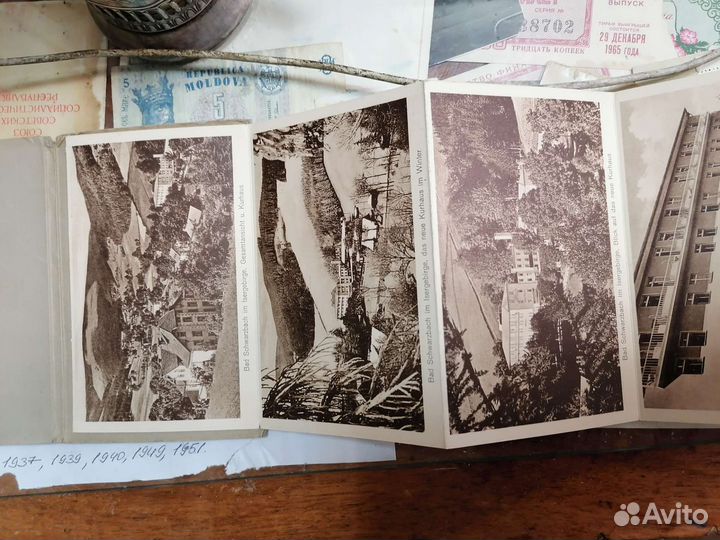 Комплект открыток bad Schwarzbach 20е г