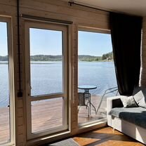 Новый Год в плавучем доме в Карелии