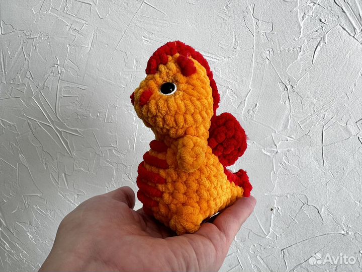 Вязаные игрушки ручной работы дракон символ года