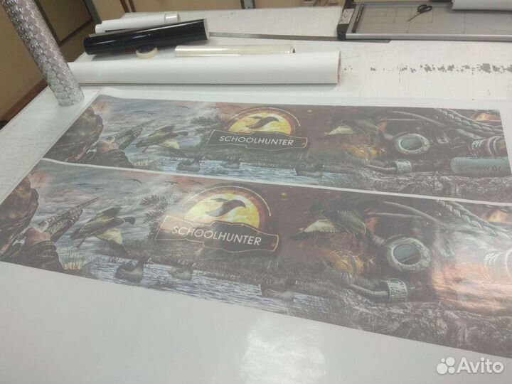 Изготовление рекламных наклеек